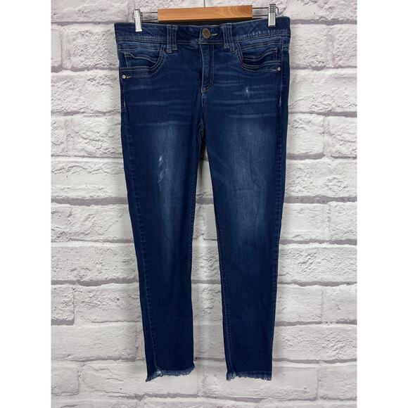 Democracy Womens 10 Ab Solution Slimming Tummy Control Stretch Ankle Skinny Jean - Picture 2 of 8